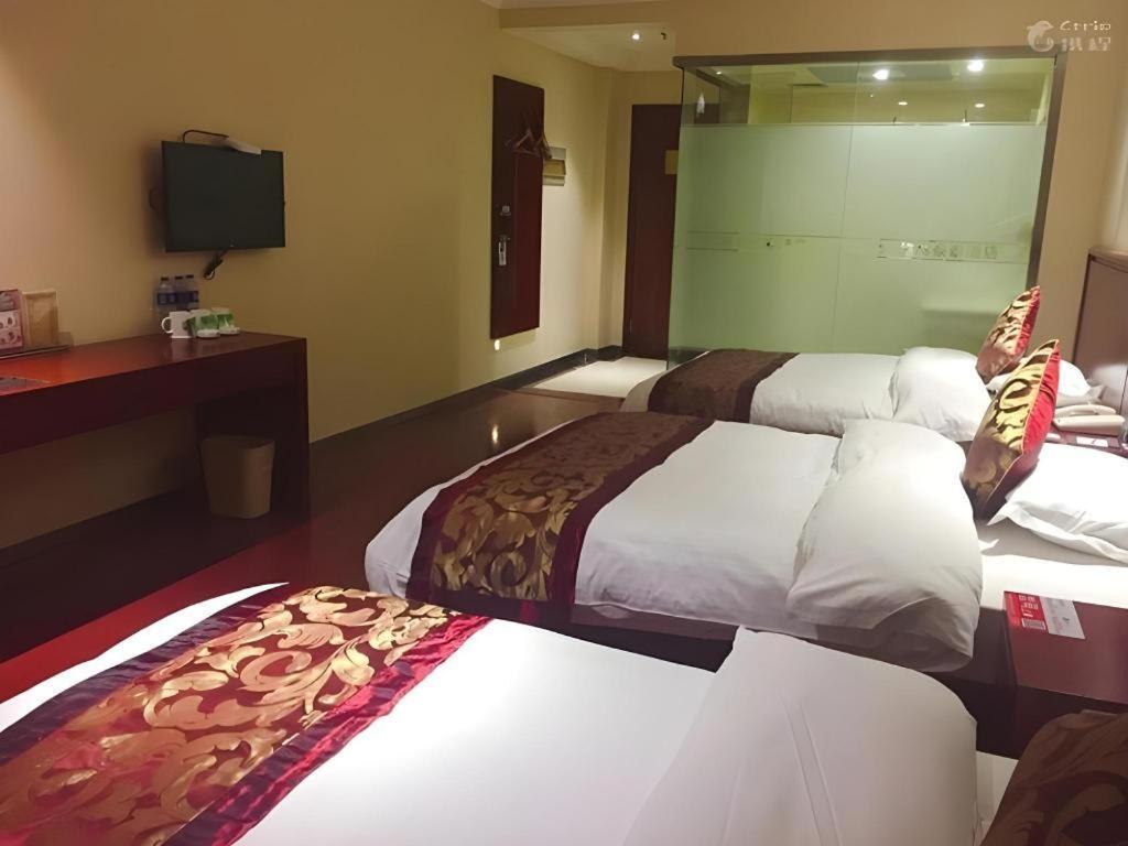 Greentree Inn Jiangsu Nantong Qidong Bus Station Express Hotel Hexingzhen Zewnętrze zdjęcie